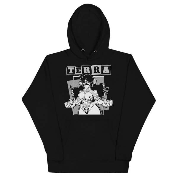 TERRA - Premium Hoodie (Black/Red)
