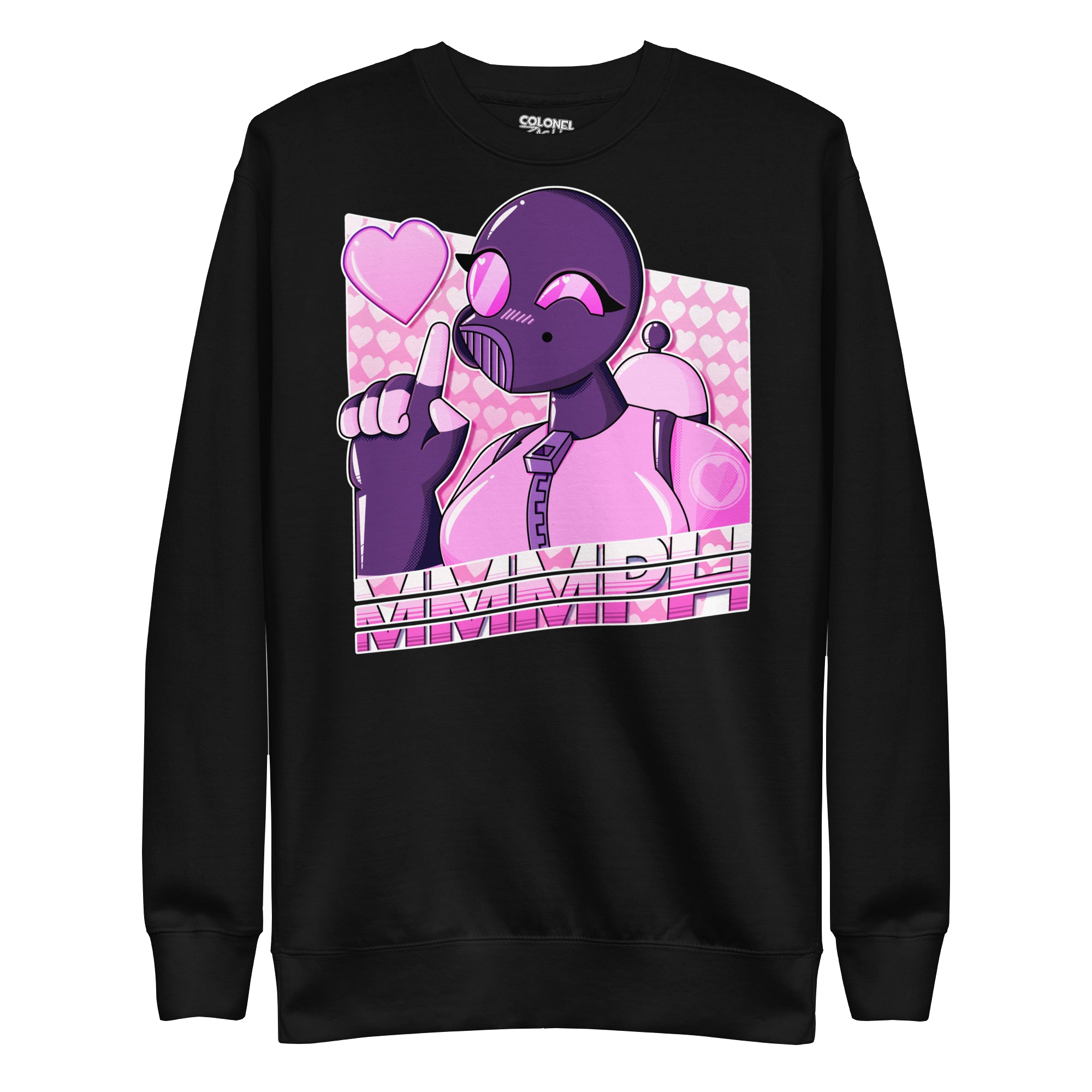 PINK Fempyro - Premium Sweatshirt (Black)
