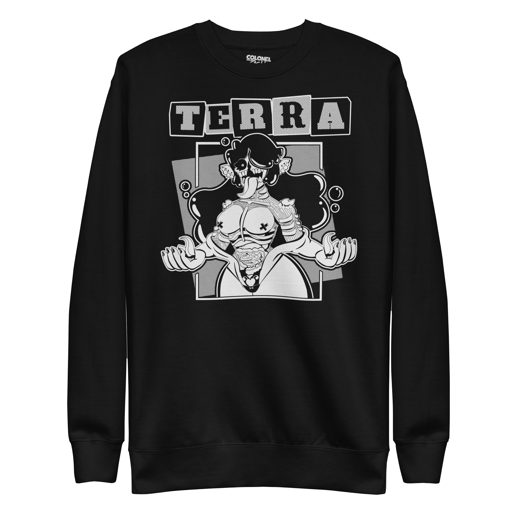 TERRA - Premium Sweatshirt (Black/Red)