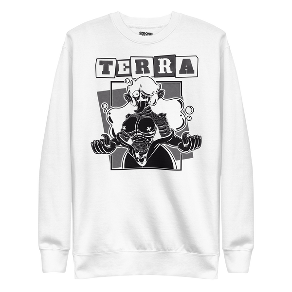TERRA - Premium Sweatshirt (White)